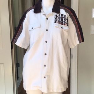 Harley Davidson mens embroidered shirt